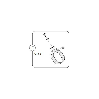 Correas Batería/Accesorios Montaje Cannondale X35 Negro