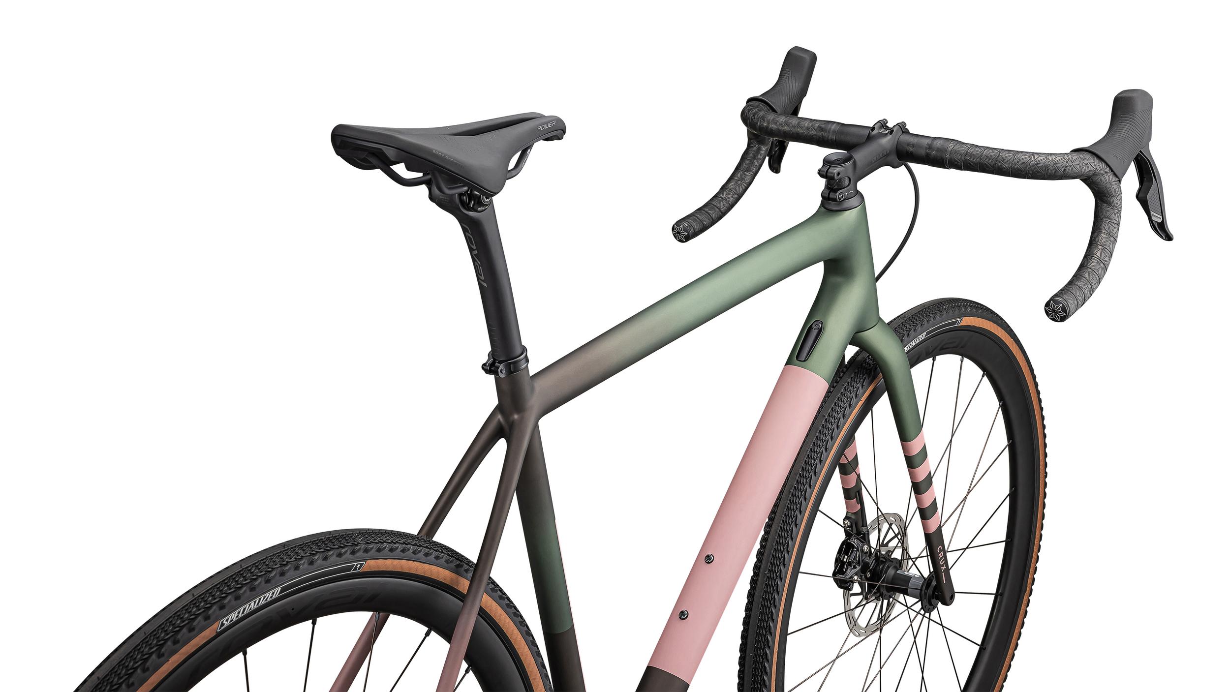 Bicicletas Gravel Crux Expert Specialized 2025 Satin Cypress Metallic/Doppio/Dusky Pink/Champagne #4