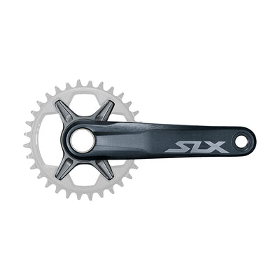 Bielas Shimano SLX FC-M7130-1 Hollowtech II 12v Sin Cazoletas Negro