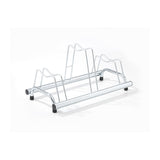 Soporte Suelo Peruzzo 3 Bicis Plata